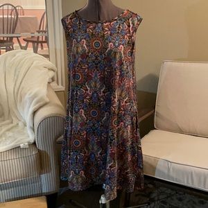 Honey and Lace Sleeveless Tent Dress